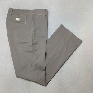 AG Adriano Goldschmied Supply Pants Men 31x32 Beige Khaki Straight Stretch USA